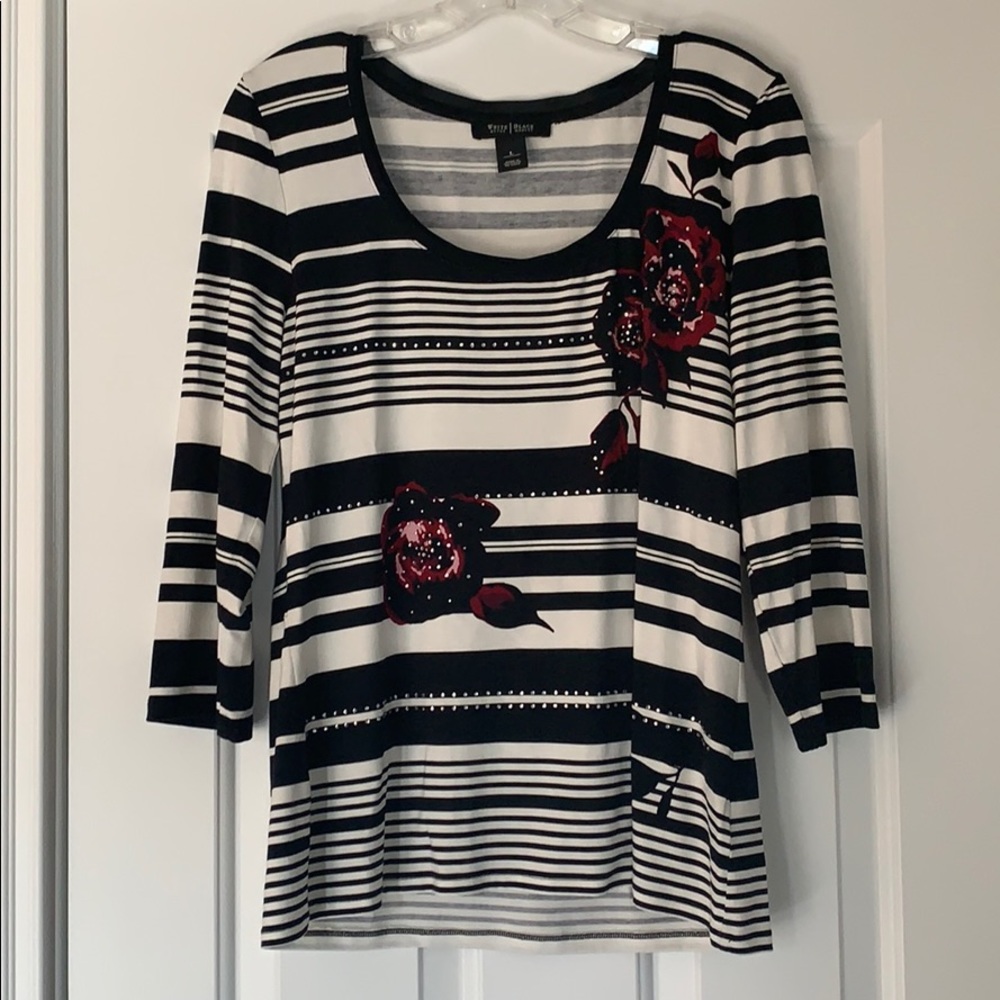 EUC 3/4 length sleeve top